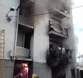 Incendio en una vivienda de Figueres